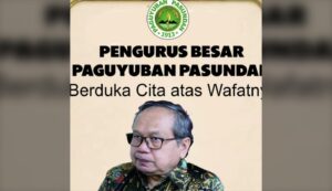 Pengurus Besar Paguyuban Pasundan Berduka atas Wafatnya Ir. R. Djunaedi Sakam, M.T.